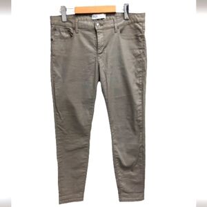 Zara tan mid-rise skinny pants